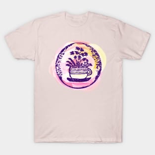 Colorful Cup of Flowers T-Shirt